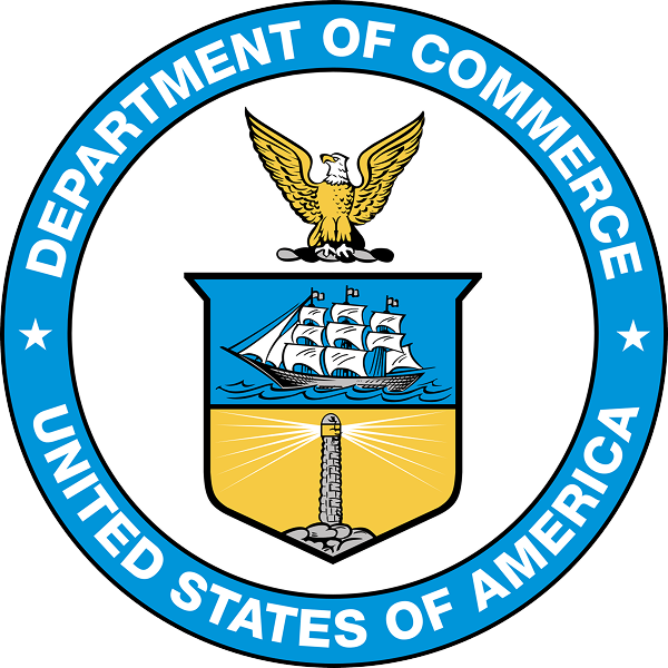 United States Department of Commerce seal.